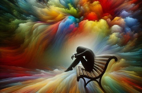 an image of a woman sitting on a bench to tired to move - Why am I always so tired?