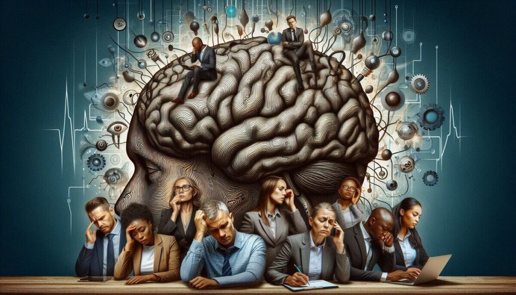 a symbolic image of people at work, feeling lazy - Why I Feel Lazy but Exhausted at the Same Time