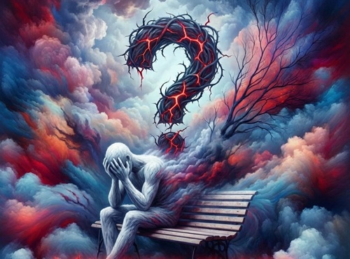 Symbolized image of a man heartbroken man asking Why Does It Hurt So Much?