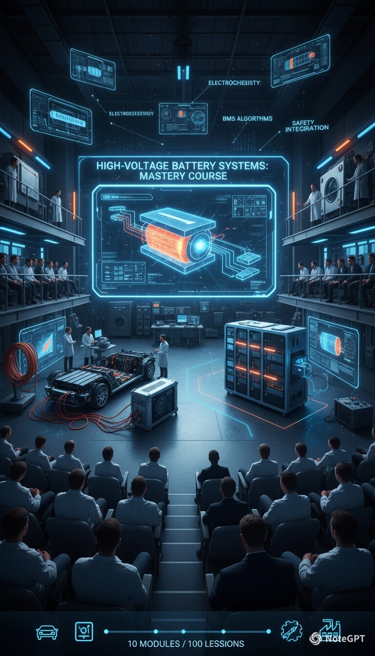 High-Voltage Battery Systems: Technology, Safety & Integration